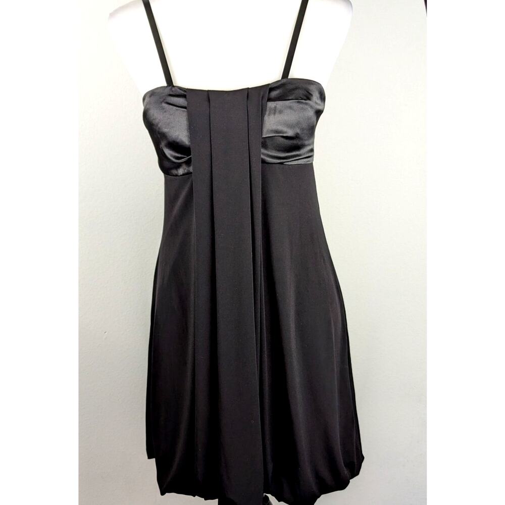 Vintage Y2K Iz Byer California Bubble Dress Sleeveless black Size M Bust 34"